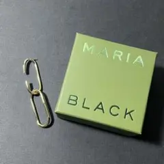【値下げ】片耳MARIA BLACK Oval Link Pierced2連のサムネイル