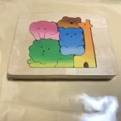 木製動物パズル 知育玩具
