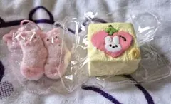 momoco&lululiving ぶた　靴下　うさぎ　ケーキ　スクイーズ