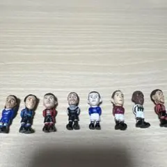 サッカー選手 ミニチュアフィギュア 8体セット