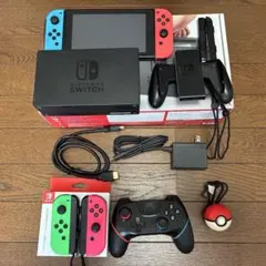 【中古・初期化済】Nintendo Switchセット(追加Joy-Con付)
