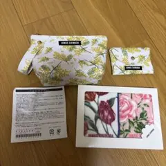 ジュンコシマダポーチとタオルハンカチ2枚セット