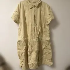 H&M コットンティアードワンピース