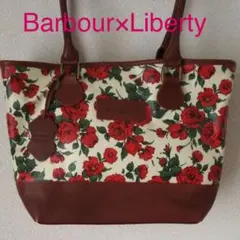 Barbour バブアー トートバッグLiberty リバティ薔薇のサムネイル