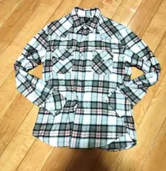 Lee チェック柄 長袖ネルシャツ Lサイズ