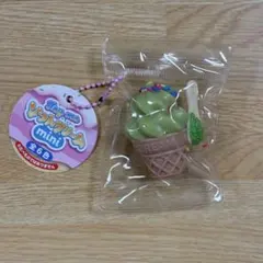 ★新品★ソフトクリーム mini キーホルダー 抹茶 スクイーズ