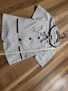 Luz 半袖チェックシャツ Mサイズ　事務服