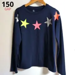 GapKids ネイビー 星柄 長袖Tシャツ　150