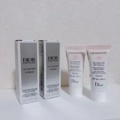 【新品】4点 カプチュール ル セラム ＆スノーuvシールド トーンアップ