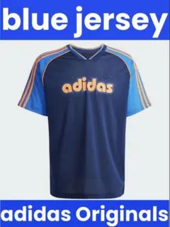 adidas Originals blue jersey T-shirt