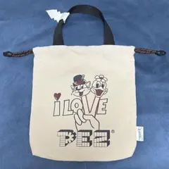 ear PAPILLONNER× PEZ 撥水巾着バッグのサムネイル