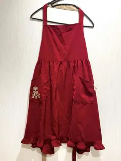 青木美沙子×NINA'S ニナス クラウン刺繍 フリル裾ギャザーエプロンのサムネイル