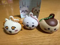 ちいかわ　リップキャップマスコット　ちいかわ　シーサー　くりまんじゅう