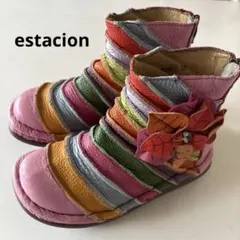 【新品未使用品】エスタシオン　SSサイズ（22.0） ブラックマルチ 新品未使用品】エスタシオン SSサイズ（22.0） ブラックマルチ