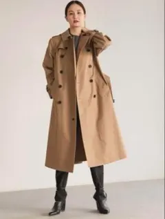 新品タグ付✨　ハイク　レギュラーフィット　トレンチコート　ロング　レディース