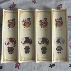 刀剣乱舞　三郎国宗　安宅切　倶利伽羅江 さくら装備　千社札風ステッカー