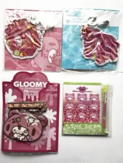 Gloomy グルーミー ネックパスケース キーホルダー メモ帳 4点セット
