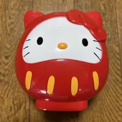 ハローキティ ダルマ弁当 お弁当箱　高崎だるま　容器　小物入れ　サンリオ　駅弁のサムネイル