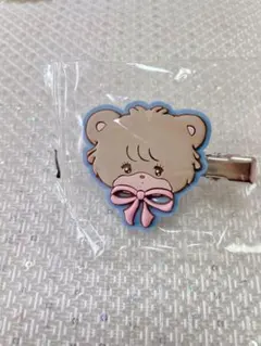 mikko illustrations ぷっくりラバーヘアピン　前髪クリップ