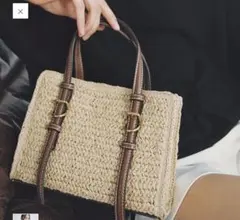 ZARA 編み込みボディミニトートバッグ