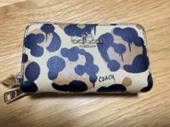 COACH 二つ折り財布 アニマル柄 ジャンク品 - メルカリ