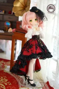 オビツ22 ホワイティ カスタムヘッド、服、ウイッグ等フルセット
