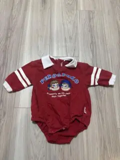 赤いロンパース Peko & Poko 70サイズ