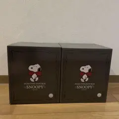 【期間限定値下げ】SNOOPY PUSH TYPE DUST BOX 2個セット