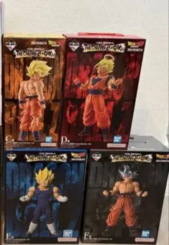 専用出品　一番くじドラゴンボール　C賞孫悟空　D賞孫悟空　E賞魔人ベジータ　F賞