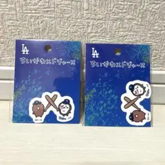 ちいかわ×ドジャース　ステッカー　カブトムシ　ちいかぶ　2個セット
