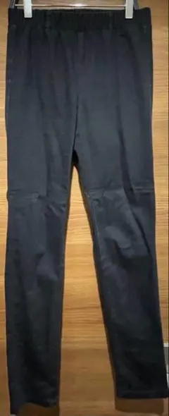 ジーユー GU スキニーパンツ ウエストゴム 黒 ブラック M