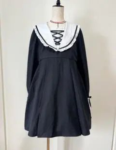 DearMyLove レースアップセーラーワンピース LLのサムネイル