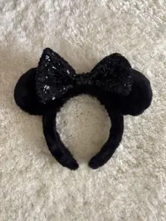 ディズニーカチューシャ ミニー 黒