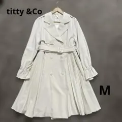 美品　titty &Co ピンク　トレンチコート　Mのサムネイル