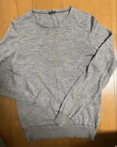 miu miu グレー ニットセーター Lサイズ