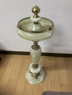 訳あり エッグスタンド 大理石 真鍮 ゴールド グリーン ディスプレイ 