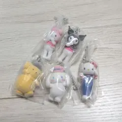 サンリオキャラクターズ　ミニチュアチャーム　ライブキャラクター　5個セット