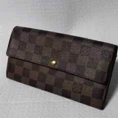 LOUIS VUITTON 長財布 ダミエ ポルトフォイユサラ N61734