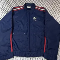 adidas銀タグ 90s ナイロンジャケット　RUN DMC着　ヴィンテージ 90s adidas track jacket 