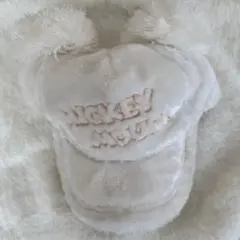 ミッキーマウス 耳付きキャップ ホワイト