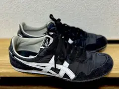 オニツカタイガー スニーカー SERRANO 黒 ブラック 23.0cm