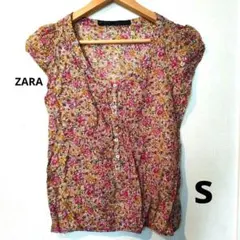 フラワープリント シャツ