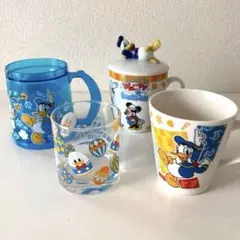 ディズニー食器　ドナルドのワッキーキングダムシリーズ　ドナルドマグカップセット