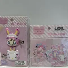 Mezza Piana sanrio 前髪クリップ & ステッカーセット
