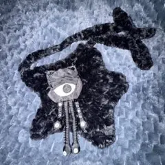 星型ファーショルダーバッグ