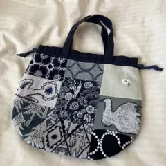 ハンドメイド　巾着　バッグ