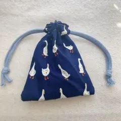 ミニ巾着　アヒル　巾着