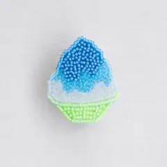 MIYUKI はらぺこブローチ かき氷 ビーズ刺繍キット 新品