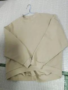 【GU】オーバーサイズスウェットプルオーバー 黄色 XL ビッグシルエット