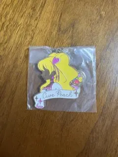 プリキュア 一番くじ F賞 シルエット メタルチャーム キュア ピーチ